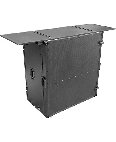ProX Xs-djstn Transformer Series Fold-Away Dj Performance Desk Facade with Wheels