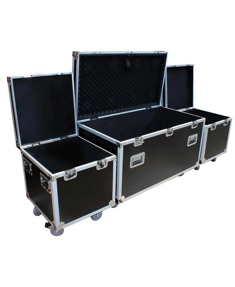 ProX Xs-UTL3PKG Ata-300 Style Gig Ready Utility Flight Road Case, Set of 3