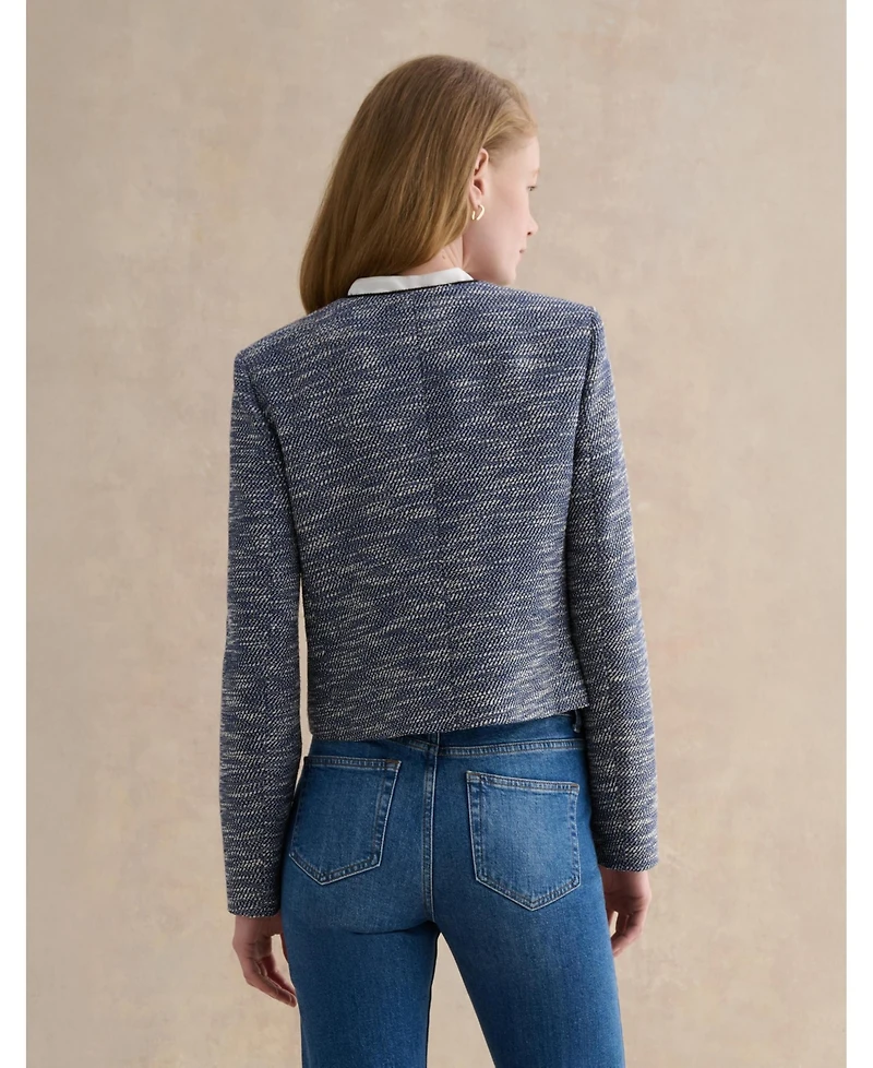Hobbs London Women's Nessie Boxy Collard Jacket