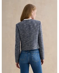 Hobbs London Women's Nessie Boxy Collard Jacket