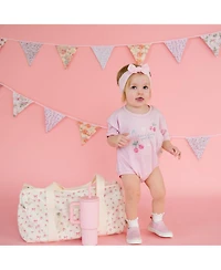 Sweet Wink Baby Girls Cherry Good Day Short Sleeve Romper