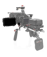 Shape Cage for Atomos Shinobi Monitor, Includes 15mm Lw Clamp, Swivel 15mm Rod Clamp and 15mm 6" Rod
