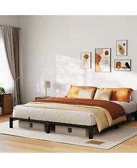 homfan Duty Metal Platform Bed Frame