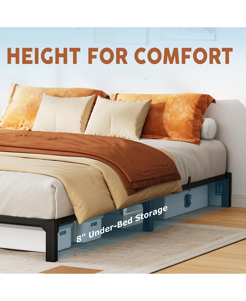 homfan Heavy Duty Metal Platform Bed Frame