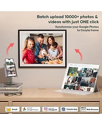 Cozyla 17" Hd Wi-Fi Touchscreen Digital Picture Frame