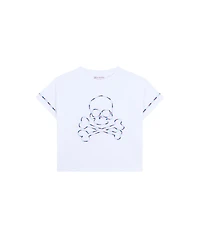 Scalpers Little/ Big Girls Embskulltee
