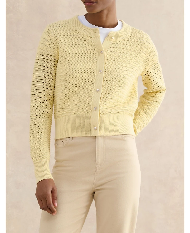 Hobbs London Women's Felicity Regular-Fit Cotton Cardigan