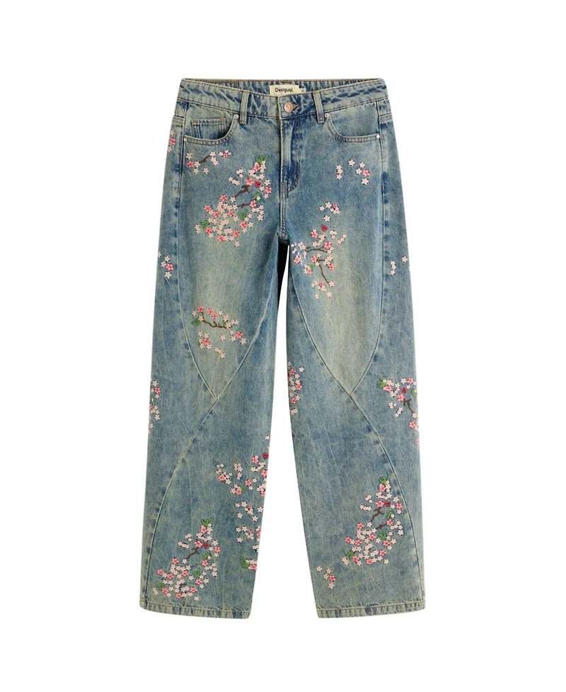 Desigual Women's Floral jeans