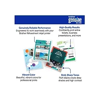 Brother Genuine 3-Pack High Yield Color Ink Cartridges