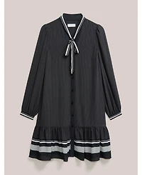 Hobbs London Women's Carmen Sleeveless Button Front Dress