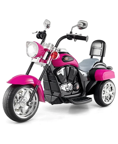Mecale 6V Powered Toddler 3-Wheel Motorbike Ride On Toy with Horn and Headlight