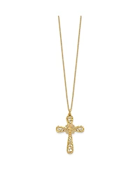 Macy's Cross Pendant Necklace in 24k Yellow Gold