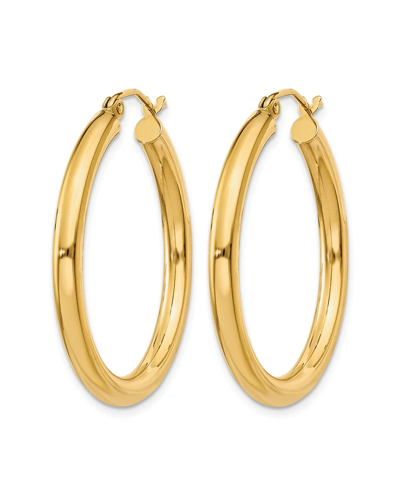 Macy's Round Hoop Earrings in 18k Yellow Gold