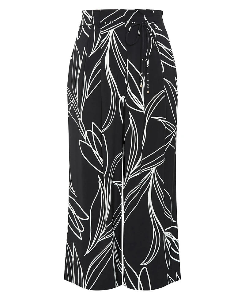 City Chic Women's Shania Bloom Print Wide Leg Pant