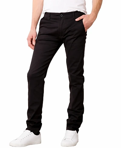 Galaxy By Harvic Men's Super Stretch Slim-Fit Chino Pants