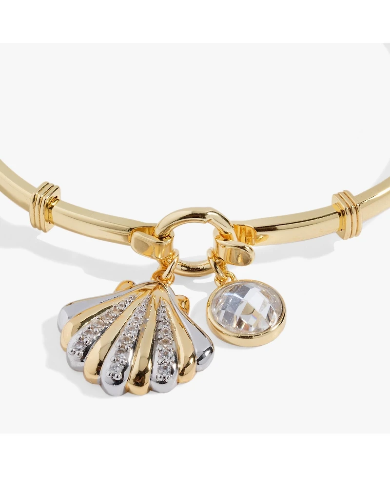 Alex and Ani Seashell Tension Bangle
