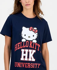 Grayson Threads, The Label Juniors' Hello Kitty University Short-Sleeve T-Shirt