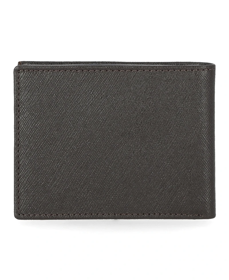 Steve Madden Men's Saffiano Passcase Wallet