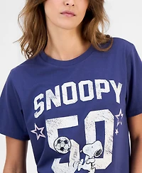Grayson Threads, The Label Juniors' Snoopy Soccer Short-Sleeve T-Shirt