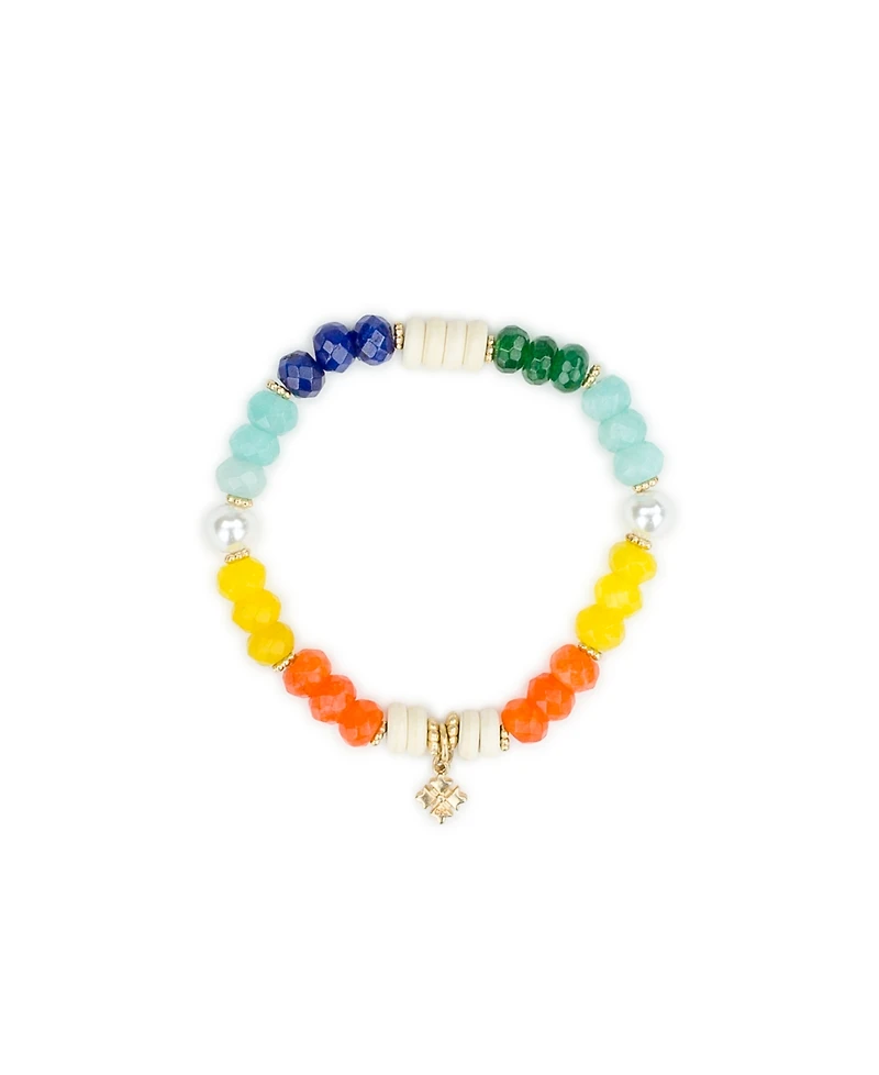 Patricia Nash Beaded Charm Stretch Bracelet Set