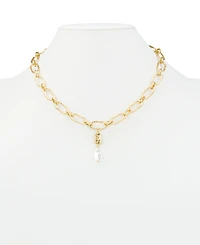 Patricia Nash Hammered Ring Collection Open Link Y Necklace
