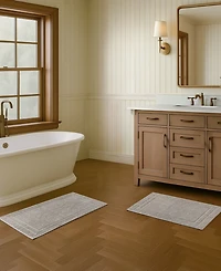Hunter Luxe Looped Cotton 2-Pc. Bath Mat Set