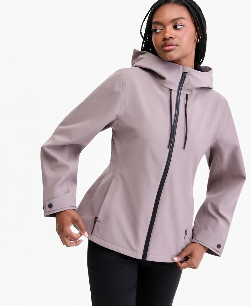 Rains Women's Suva Hooded Softshell Waterproof Jacket