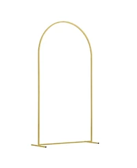 Sugift Set of 3 Metal Wedding Arch Backdrop Stands for Celebrations