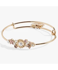 Alex and Ani Floral Inline Bangle