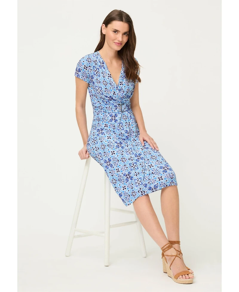 Olsen Women's Ornamental Faux Wrap Dress