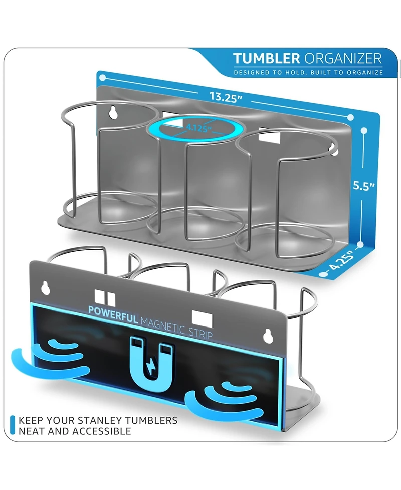 Sorbus Tumbler & Travel Mug Storage Rack