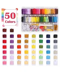 Gnuadz 488pieces String Bracelet Making Kit Embroidery Floss Beads Tools