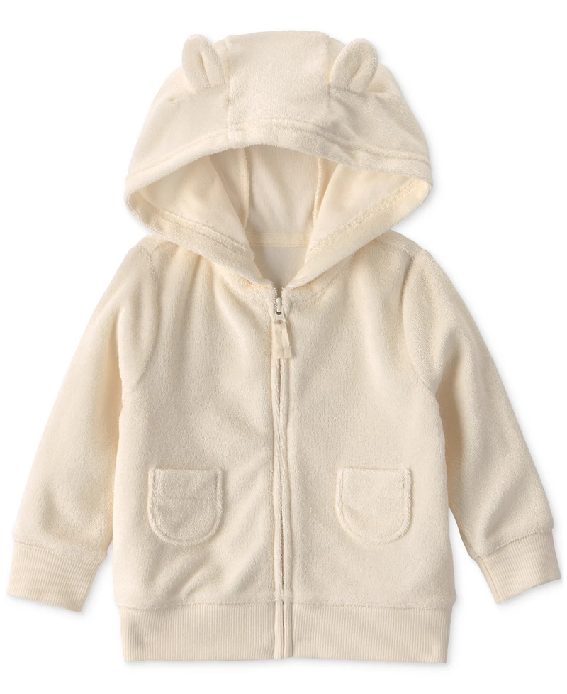 Carter's Baby Girls' or Boys' Sheep Terry Bodysuit, Cardigan and Pants, 3-Piece Set