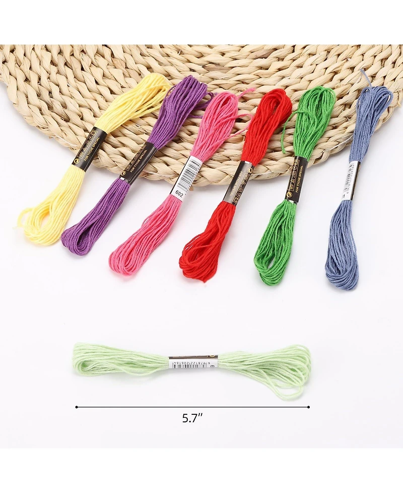 Gnuadz 300 Colors Embroidery Floss Friendship Bracelet Thread Diy Crafts Kit