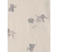 Carter's Baby Girls' and Boys' Elephant Print Short-Sleeve Bodysuits, 5-Pack