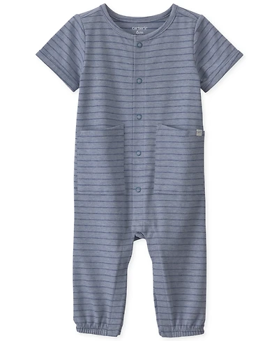 Carter's Baby Boys' Short-Sleeve Jumpsuit