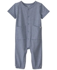 Carter's Baby Boys' Short-Sleeve Jumpsuit
