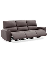 Symond 3-Piece Leather 3 Power Motion Sofa