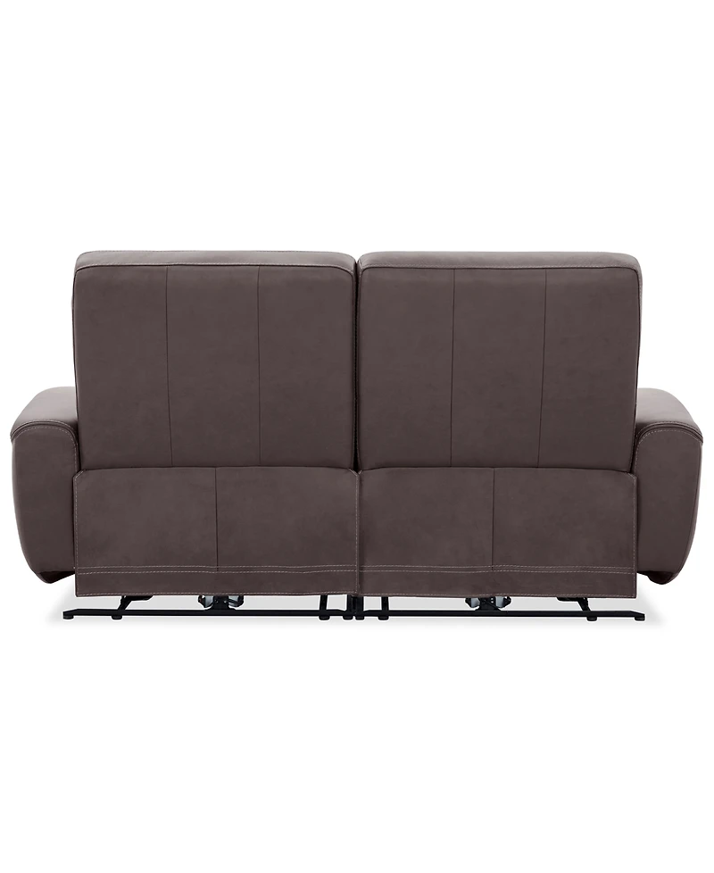 Symond 2-Piece Leather 2 Power Motion Sofa
