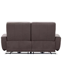 Symond 2-Piece Leather 2 Power Motion Sofa