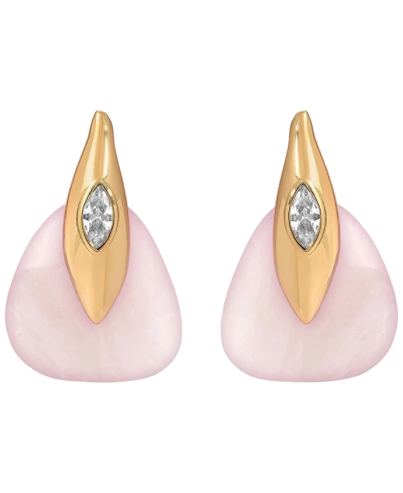 Ettika Gold-Tone Turquoise Solstice Drop Earrings