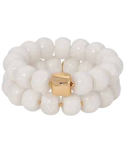 Ettika 18k Gold-Plated Power Bead Stack Bracelet