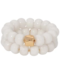 Ettika 18k Gold-Plated Power Bead Stack Bracelet