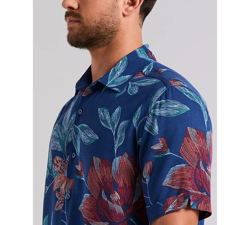 Cubavera Men's Short-Sleeve Floral Print Shirt