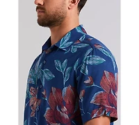 Cubavera Men's Short-Sleeve Floral Print Shirt