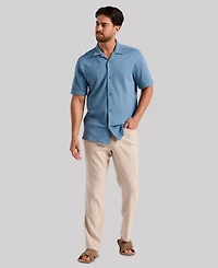Cubavera Men's Short-Sleeve Seersucker Knit Shirt