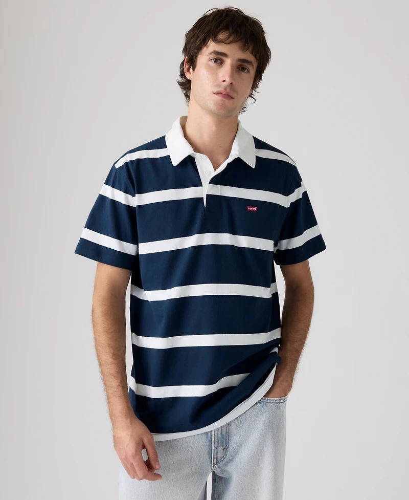 Levi's Men's Short-Sleeve Rugby Polo Shirt