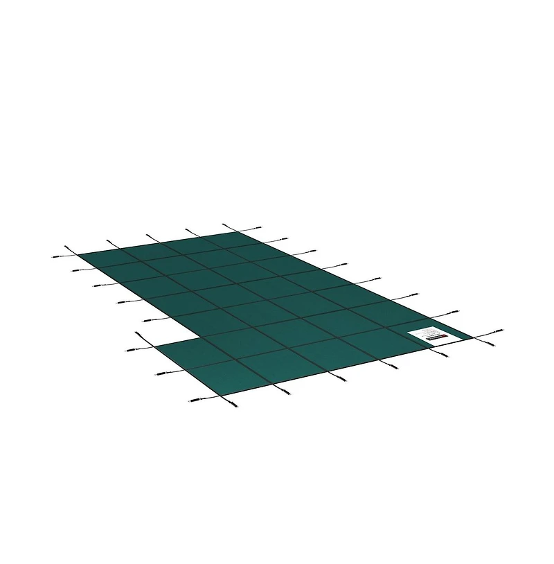 Sugift Inground Pool Safety Cover 20x38 ft Rectangular Winter Mesh Cover