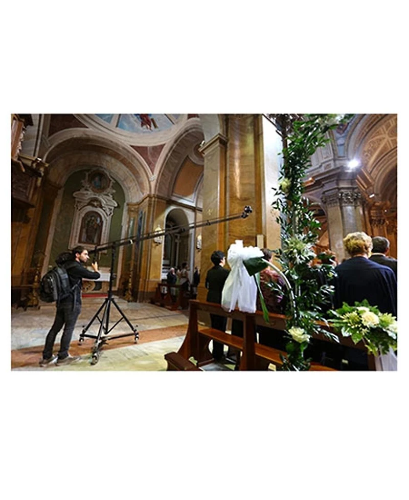 ProAm Orion DVC210 12' Wedding Production Package, Includes DVC210 12' Crane, Tilt Brake, Mount, Bag, 7" Hdmi Monitor, 7" Lcd Sunshade, Charger