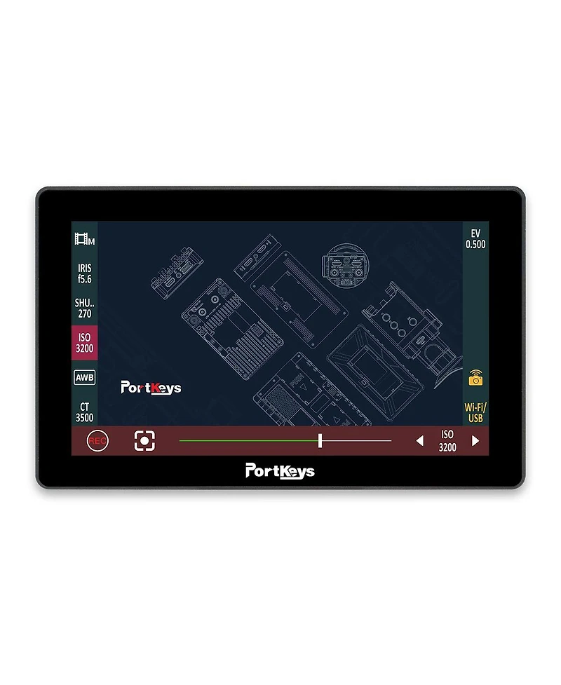Portkeys LH5P Ii 5.5" Full Hd Touchscreen Monitor for Select Canon C Series Cameras, Supports 4K Hdmi